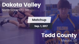 Matchup: Dakota Valley vs. Todd County  2017