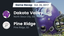 Recap: Dakota Valley  vs. Pine Ridge  2017