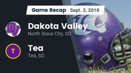 Recap: Dakota Valley  vs. Tea  2018