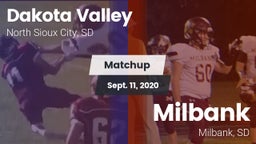 Matchup: Dakota Valley vs. Milbank  2020
