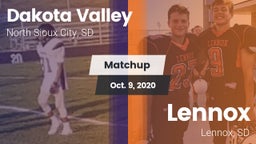 Matchup: Dakota Valley vs. Lennox  2020