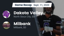 Recap: Dakota Valley  vs. Milbank  2020