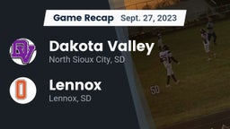 Recap: Dakota Valley  vs. Lennox  2023