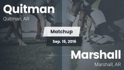 Matchup: Quitman vs. Marshall  2016