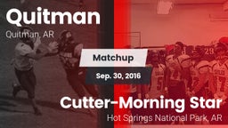 Matchup: Quitman vs. Cutter-Morning Star  2016