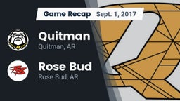 Recap: Quitman  vs. Rose Bud  2017
