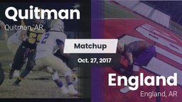 Matchup: Quitman vs. England  2017