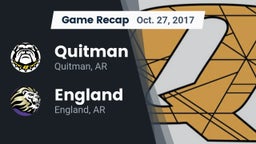 Recap: Quitman  vs. England  2017