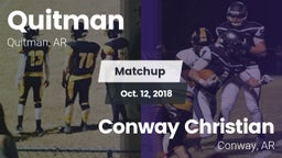 Matchup: Quitman vs. Conway Christian  2018