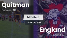 Matchup: Quitman vs. England  2018