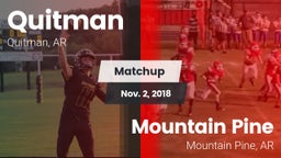 Matchup: Quitman vs. Mountain Pine  2018