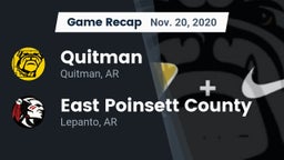 Recap: Quitman  vs. East Poinsett County  2020