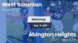 Matchup: West Scranton vs. Abington Heights  2017