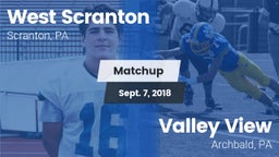 Matchup: West Scranton vs. Valley View  2018