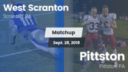 Matchup: West Scranton vs. Pittston  2018