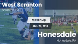 Matchup: West Scranton vs. Honesdale  2018