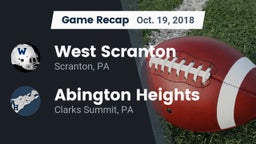 Recap: West Scranton  vs. Abington Heights  2018