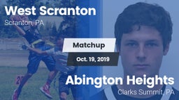 Matchup: West Scranton vs. Abington Heights  2019