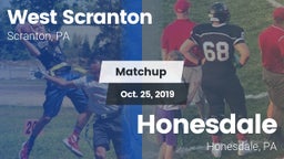 Matchup: West Scranton vs. Honesdale  2019