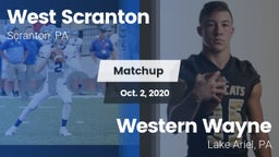 Matchup: West Scranton vs. Western Wayne  2020