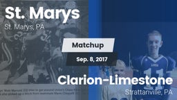Matchup: St. Marys vs. Clarion-Limestone  2017