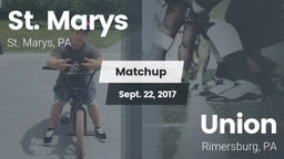 Matchup: St. Marys vs. Union  2017