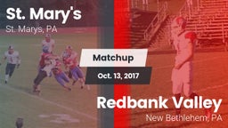 Matchup: St. Marys vs. Redbank Valley  2017