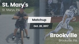 Matchup: St. Marys vs. Brookville  2017