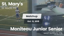 Matchup: St. Marys vs. Moniteau Junior Senior  2018