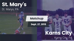 Matchup: St. Marys vs. Karns City  2019