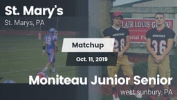 Matchup: St. Marys vs. Moniteau Junior Senior  2019
