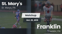 Matchup: St. Marys vs. Franklin  2019