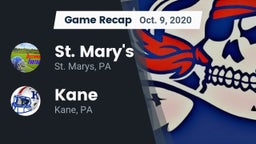 Recap: St. Mary's  vs. Kane  2020