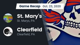 Recap: St. Mary's  vs. Clearfield  2020