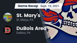 Recap: St. Mary's  vs. DuBois Area  2021