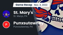 Recap: St. Mary's  vs. Punxsutawney  2022