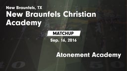 Matchup: New Braunfels Christ vs. Atonement Academy 2016