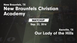 Matchup: New Braunfels Christ vs. Our Lady of the Hills  2016