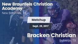 Matchup: New Braunfels vs. Bracken Christian  2017