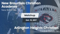 Matchup: New Braunfels vs. Arlington Heights Christian  2017