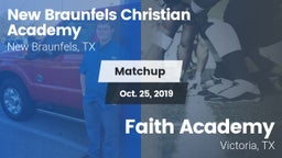 Matchup: New Braunfels vs. Faith Academy  2019