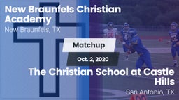 Matchup: New Braunfels vs. The Christian School at Castle Hills 2020
