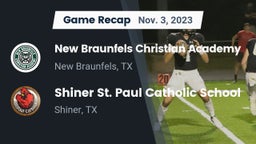 Recap: New Braunfels Christian Academy vs. Shiner St. Paul Catholic School 2023