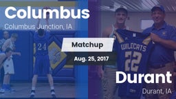 Matchup: Columbus vs. Durant  2017