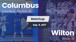 Matchup: Columbus vs. Wilton  2017