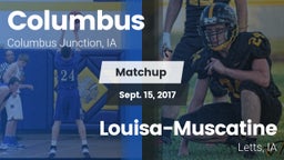 Matchup: Columbus vs. Louisa-Muscatine  2017