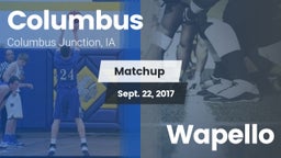 Matchup: Columbus vs. Wapello 2017