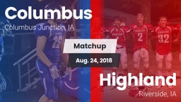 Matchup: Columbus vs. Highland  2018