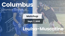 Matchup: Columbus vs. Louisa-Muscatine  2018