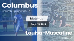 Matchup: Columbus vs. Louisa-Muscatine  2019